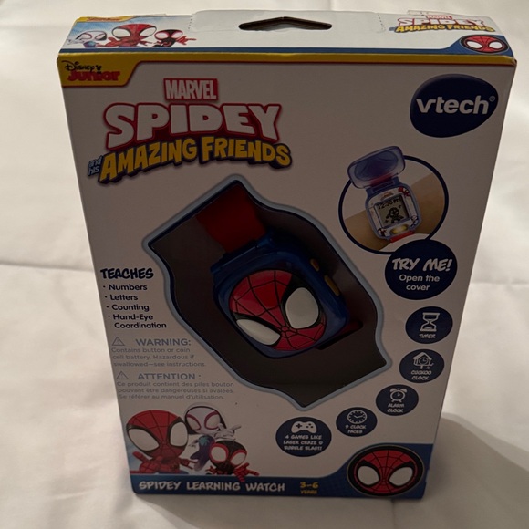VTech Spidey Learning Watch - Red - Picture 2 of 3